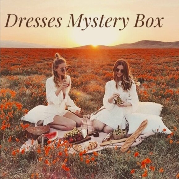 DRESSES MYSTERY BOX 5 FOR $30 - RESTOCK YOUR CLOSET OR KEEP FOR YOURSELF - Picture 1 of 2